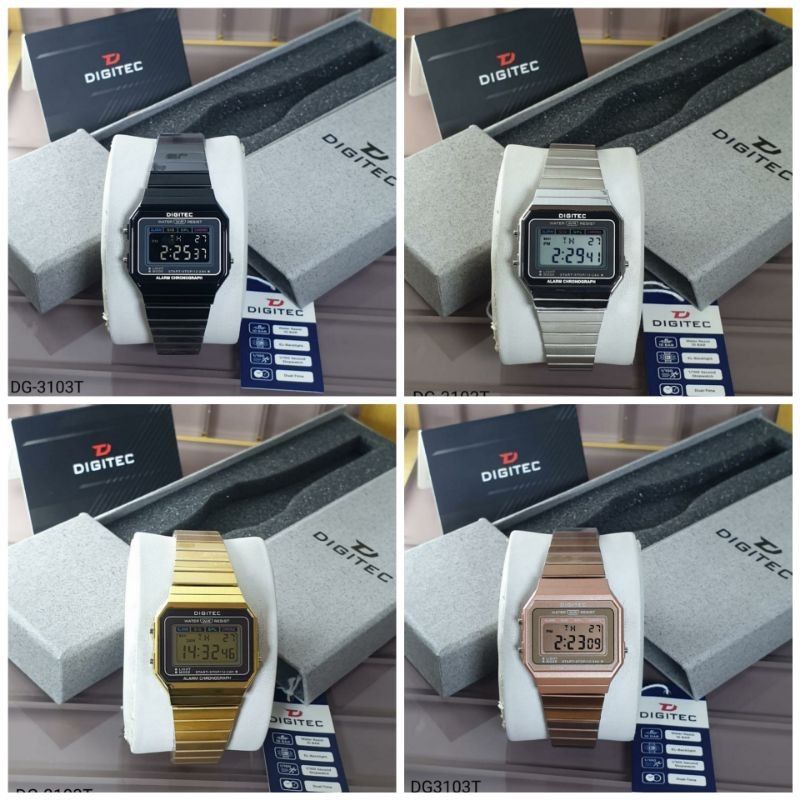 Jam Tangan Digitec Rantai 3103 Original