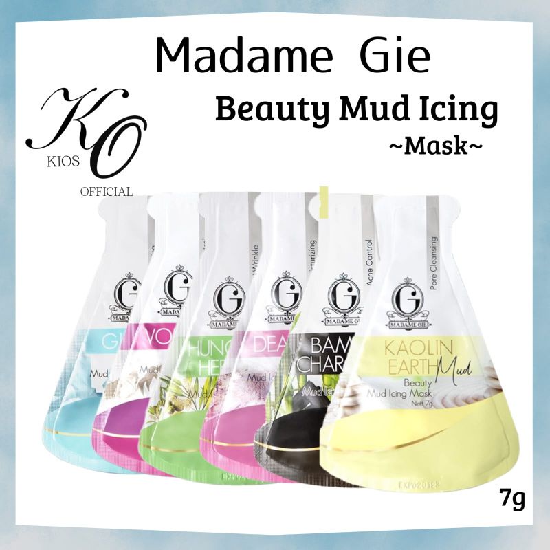 Madame Gie Beauty Mud Icing Mask 7g | Masker Wajah Lumpur