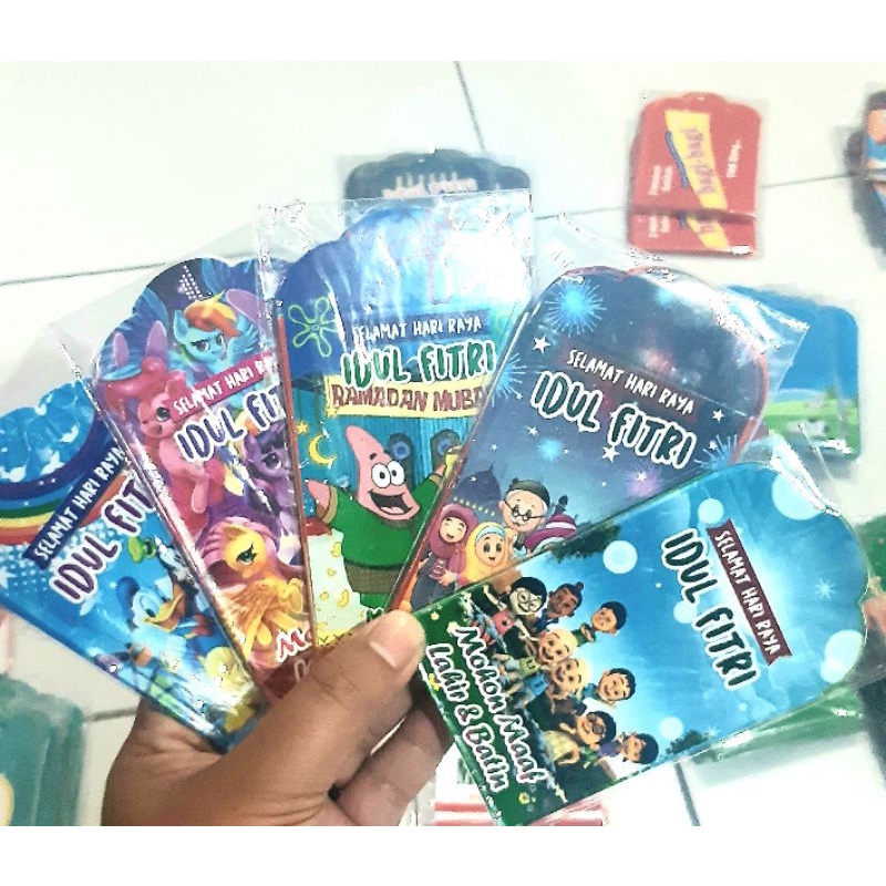 

AMPLOP LEBARAN KARAKTER ( ISI 8 PCS )