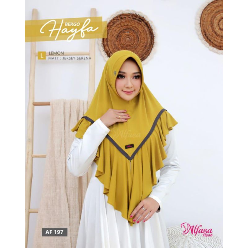 BERGO HAYFA L/HIJAB DEWASA BY ALFASA