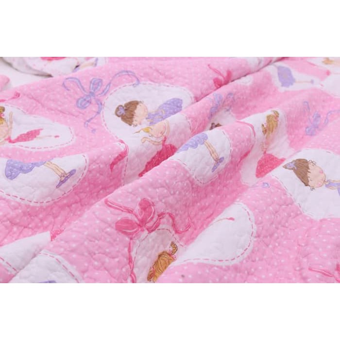 Diskon Pink Princess Quilting Blanket - Selimut Anak