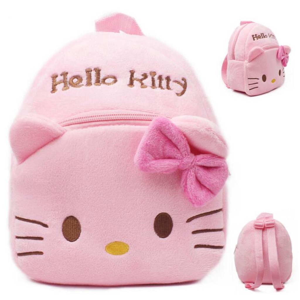 Tas Sekolah Anak Ransel Hello Kitty Cewe Cewek Perempuan || Fashion Anak Barang Unik Murah Lucu - KT