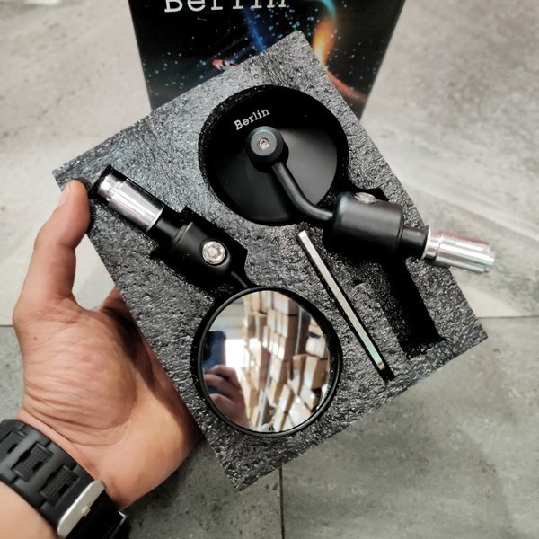 Readyy Spion jalu bulat bar end spion jalu spion jalu bulat kaca spion nmax Aerox lexi pcx vario