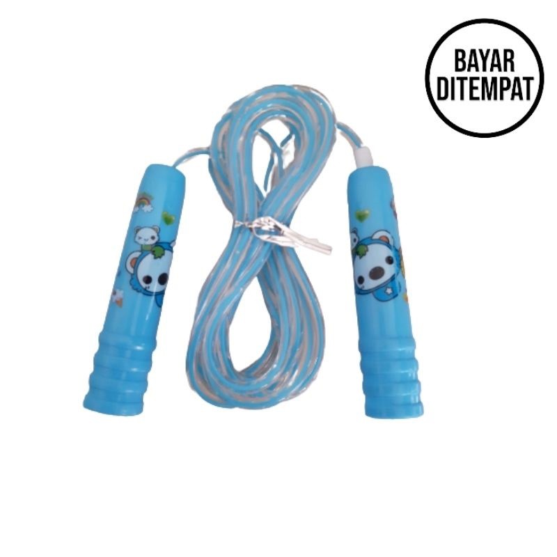 BWDO  Tali Skipping Anak Karakter Kartun Jumping Rope Lompat Tali MultiWarna