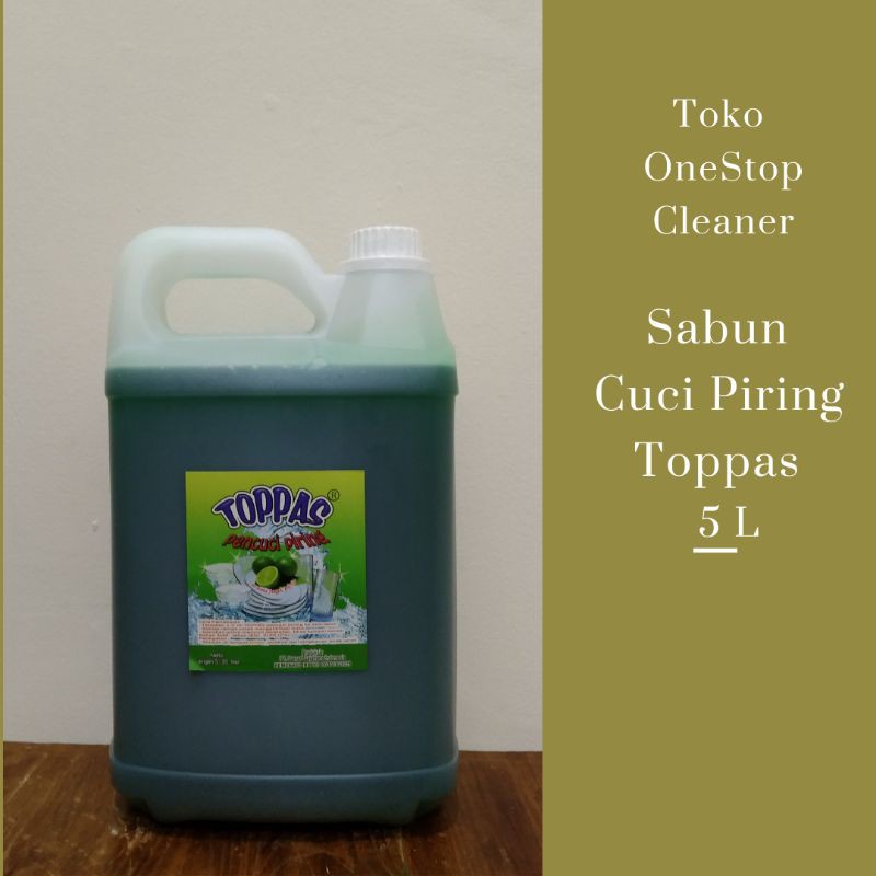 Sabun Cuci Piring Toppas 5 Liter