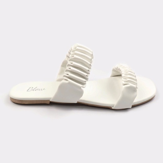 Blow Aliya Scrunchie Serut Sandal BLNI 0031-White