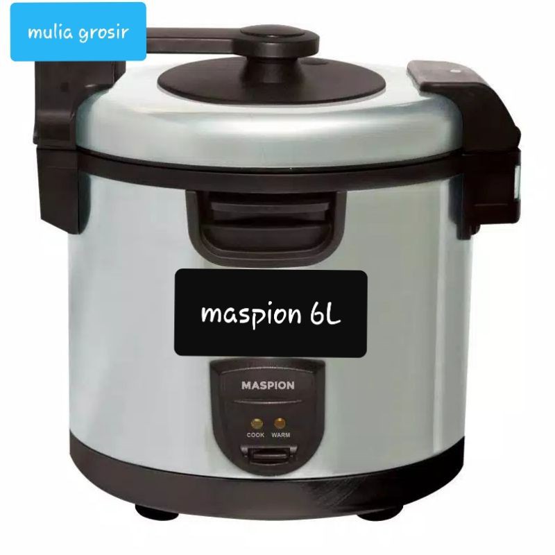 Rice Cooker Maspion 6L / Magic Com Maspion 6L MMC 4025BS