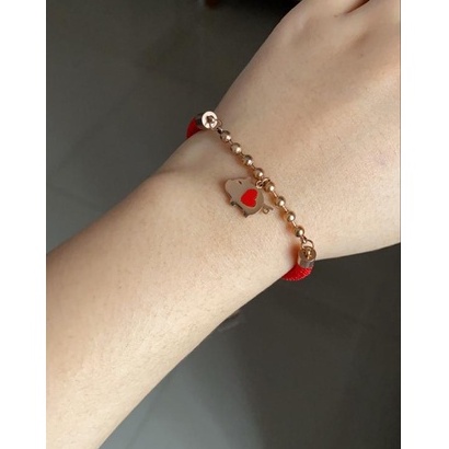 Gelang Bracelet Wanita Titanium Korea Cocok Hadiah GK066 elegant motif babi lucu