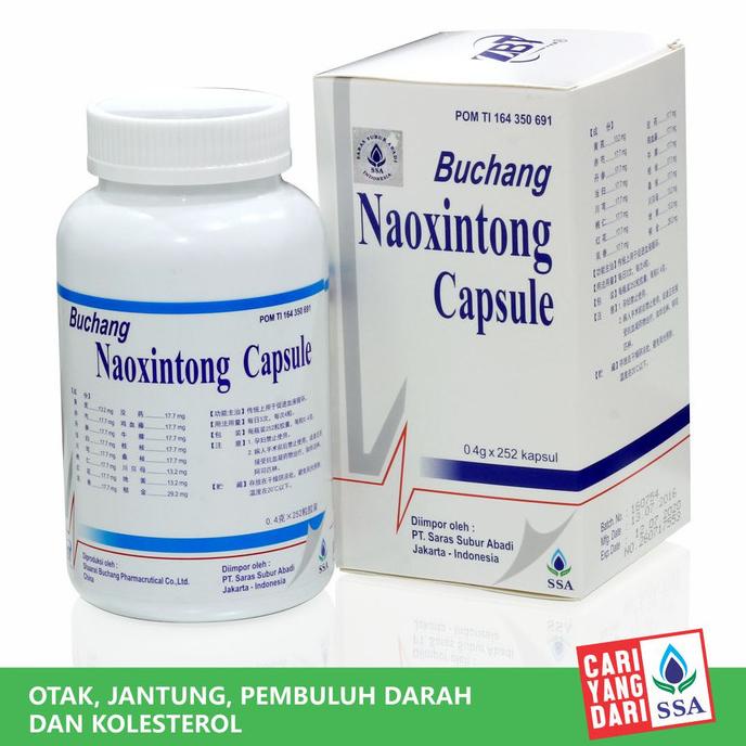ORIGINAL Buchang Naoxintong Capsule Dus 252s Asli