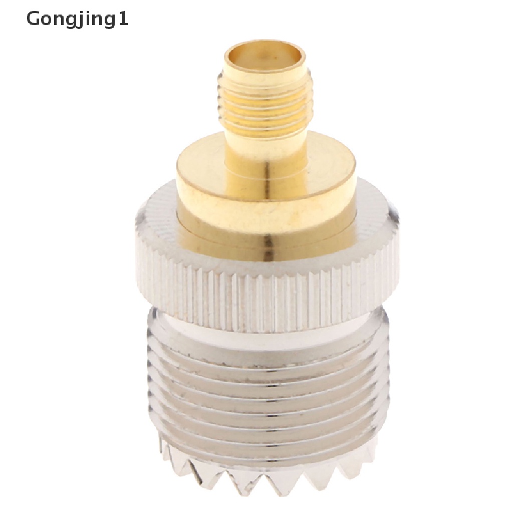 Gongjing1 1Pc Adapter Konektor RF SL16-K / SMA-K Ke SO-239 PL259 Female Tipe M