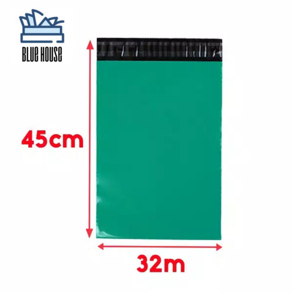 

Polymailer Plastik Packing 32x45 cm Hijau Tua (100pcs)