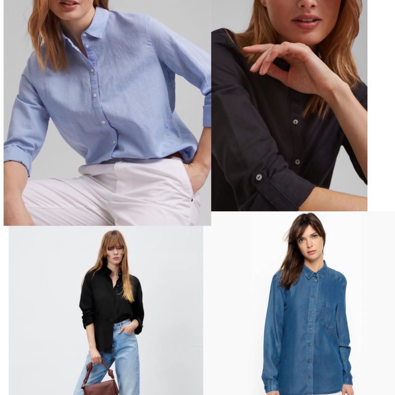 ESP WOMEN SHIRT & DENIM - BRANDED KEMEJA WANITA ori