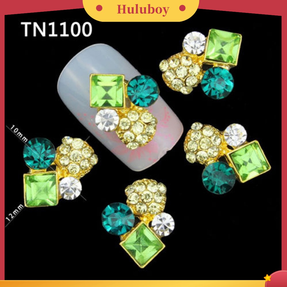 Huluboy Huluboy♡ 10pcs Berlian Imitasi Glitter 3D Untuk Dekorasi Nail Art DIY