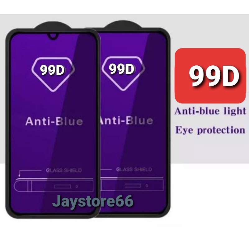 TemperedGlass Full Anti-Blue Light Anti Radiasi 99D+ Vivo V15/ V15pro/ V21