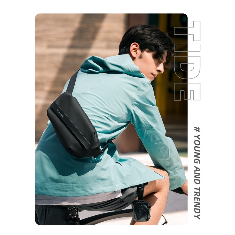 MR8331 Mark Ryden Tas Selempang Pria Crossbody Waist Sling Bag - Hitam