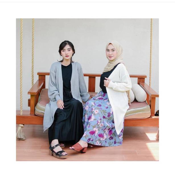 ZAHIRA BALLONI LOONG // Cardigan Wanita Cardigan Murah Rajut Tebal Halus ( bisa Cod ) pembyaran-3