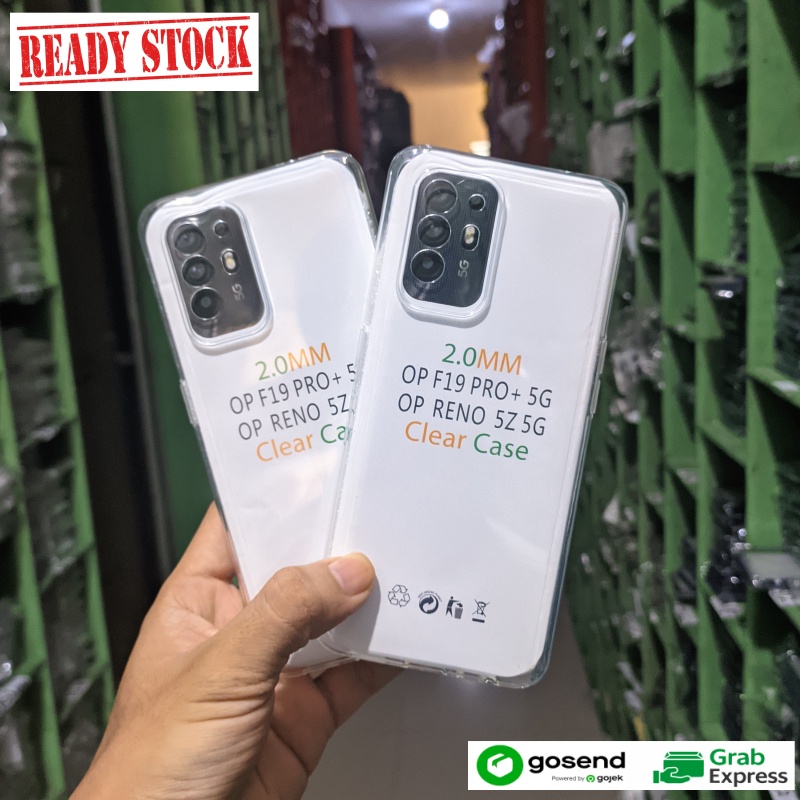 Case Oppo A95 5G Reno 5Z Clear Case Tebal 2MM Transparant TPU Premium Softcase
