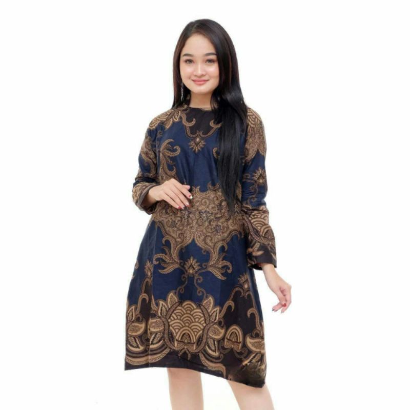 Baju batik wanita Tunik Batik Baju Kantor Wanita Kemeja Wanita