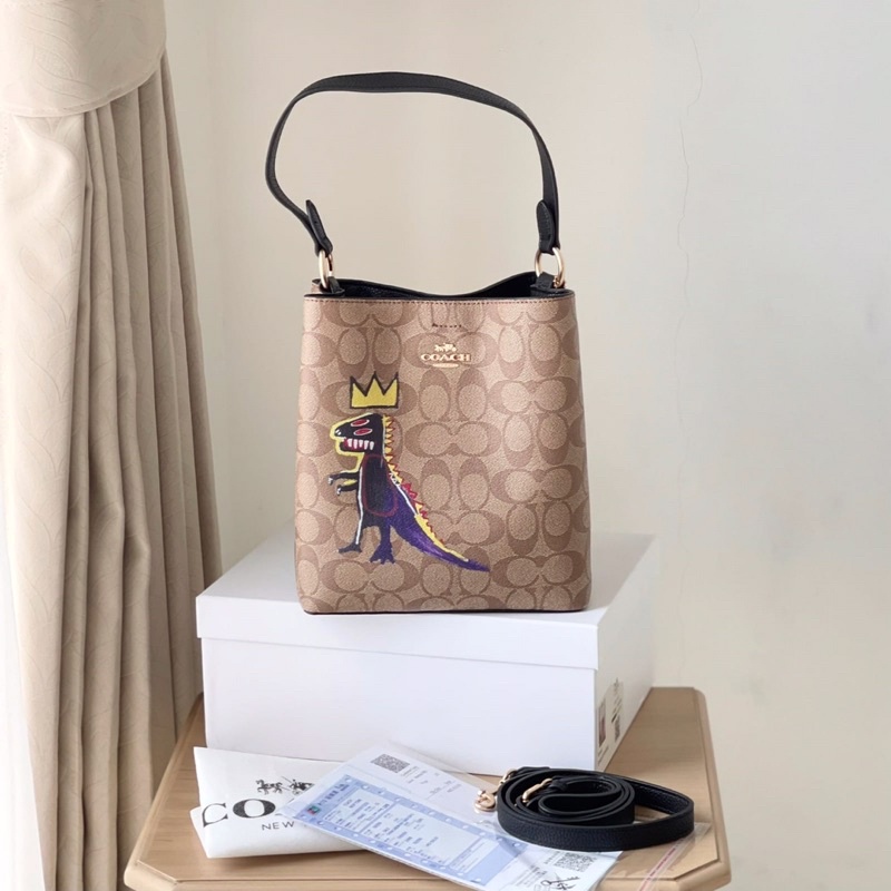 Jean Michel Basquiat Town Bucket Bag