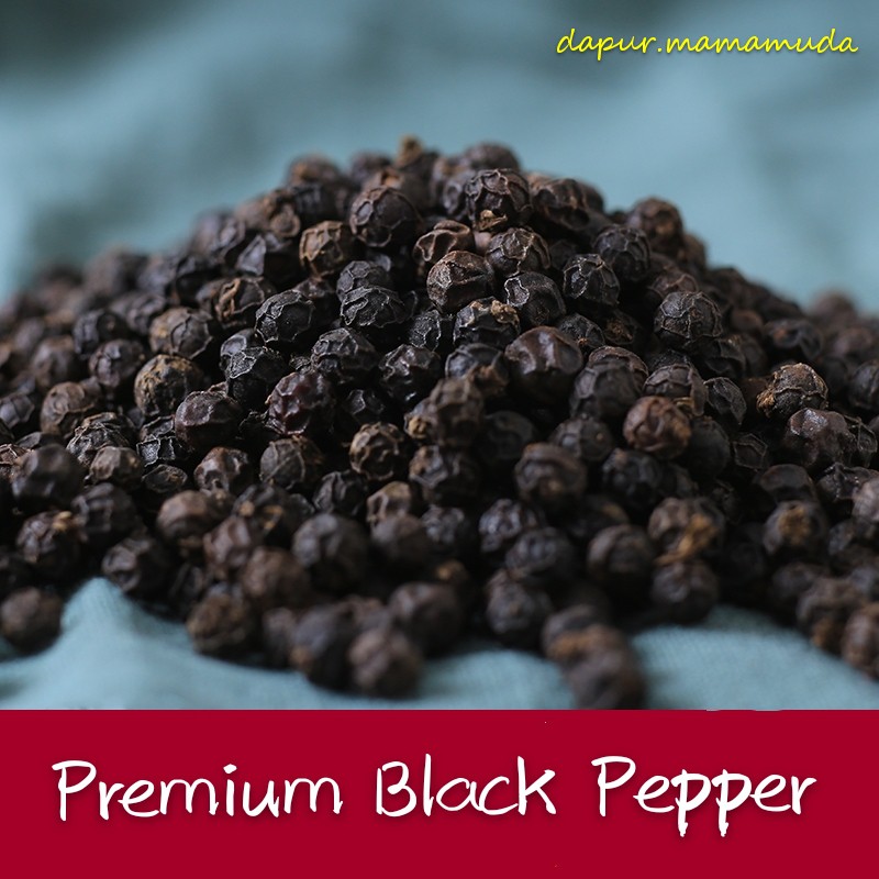 

Biji Lada Hitam / Pure Black Papper / Merica Hitam 100 Gram