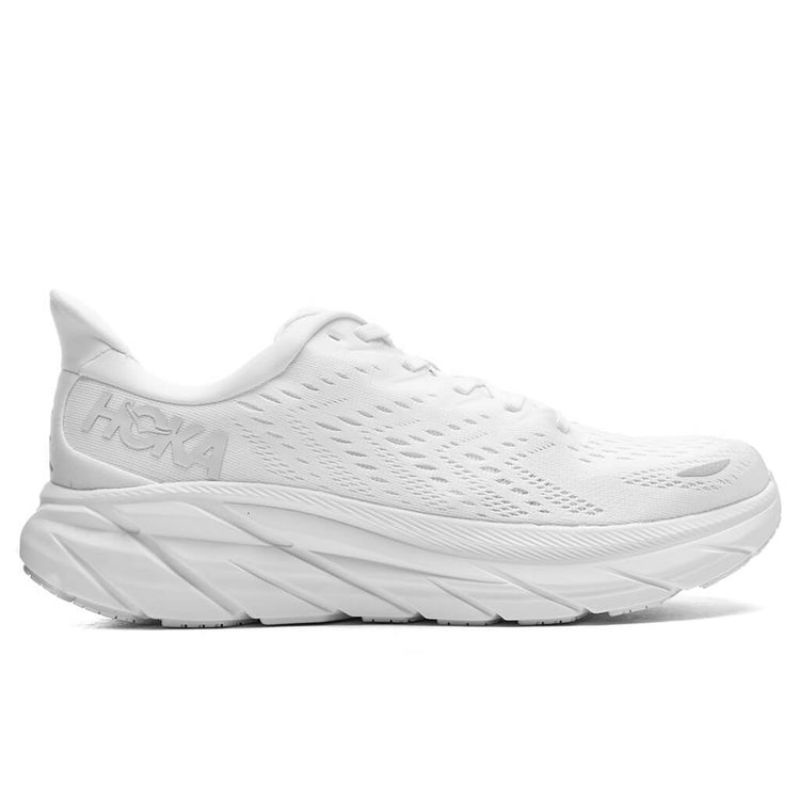 HOKA ONE ONE CLIFTON 8 WIDE WHITE/WHITE