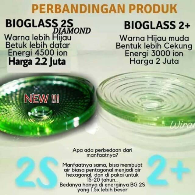 Bioglass mci original 2S diamond shape ORI 100%