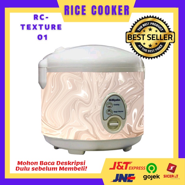 Sticker Rice Cooker TEXTURE / RC TEXTURE / STIKER MAGIC COM TEXTURE