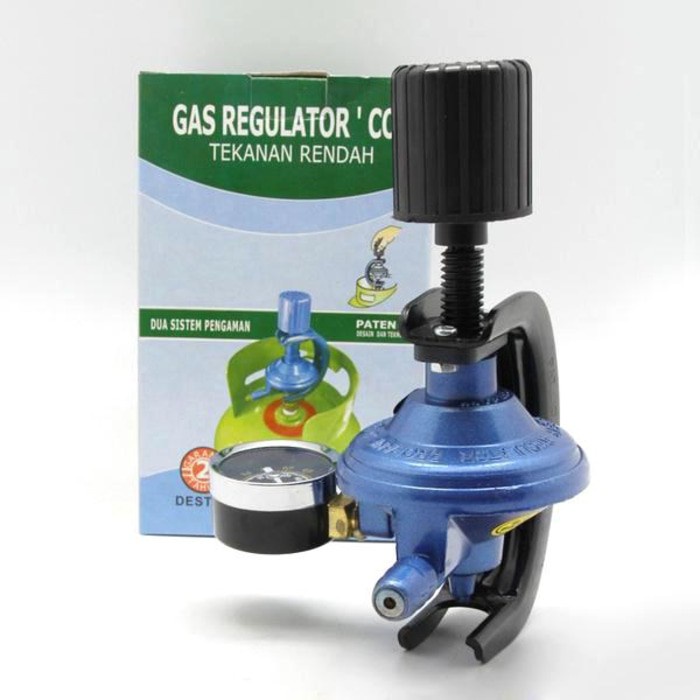 Regulator Kompor Gas LPG DESTEC COM 201M Meter + Selang 1.8 Meter