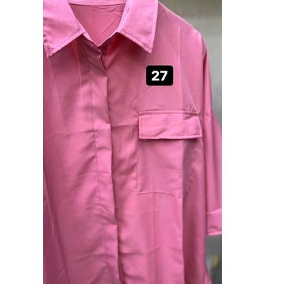 Wow Murah Meriah.. KEMEJA POLOS OVERSIZE KOREA STYLE