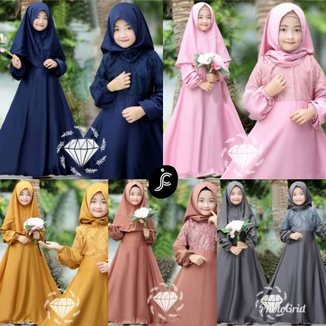 Muslim anak , baju anak muslim, baju anak perempuan