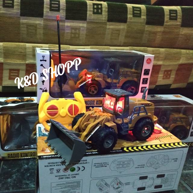 MAINAN RADIO CONTROL KENDARAAN KONSTRUKSI-RC ALAT BERAT-LOADER