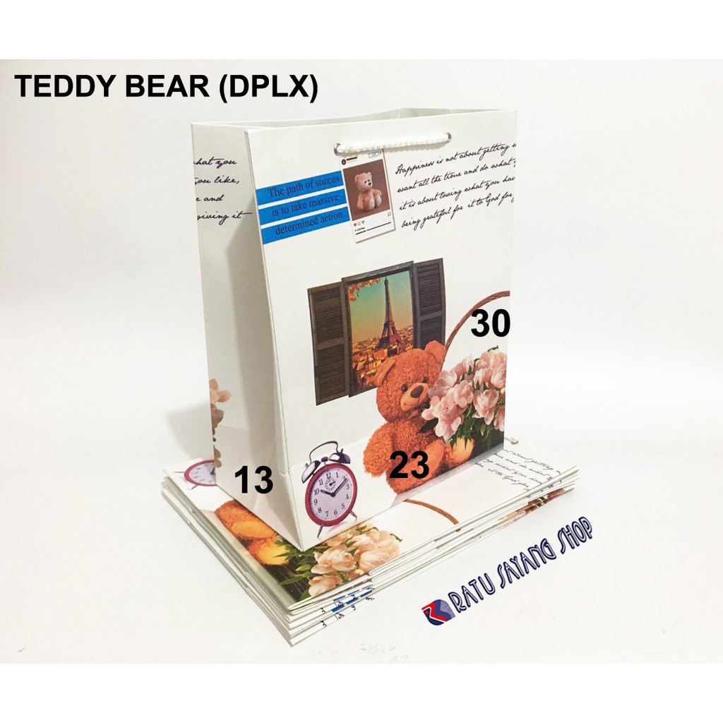

TAS PAPER BAG TEDDY BEAR DUPLEX (23 X 13 X 30)