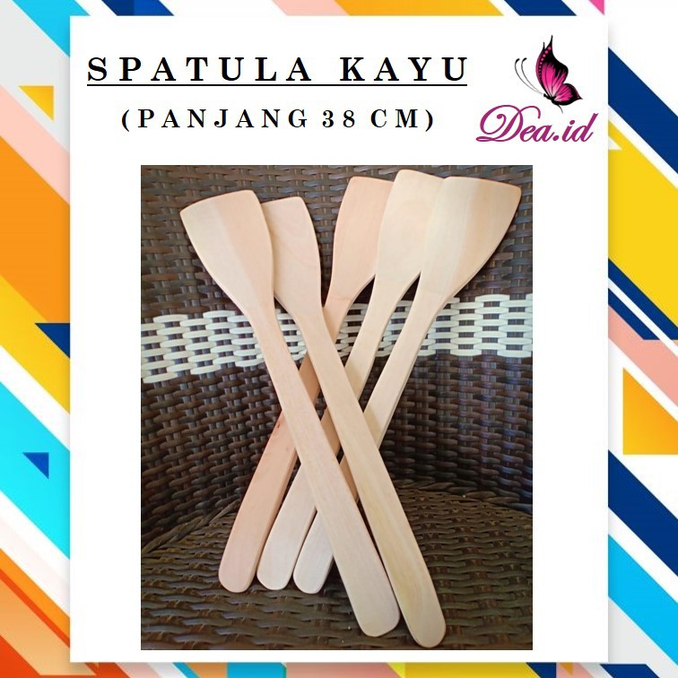 [DEASHOP] SPATULA KAYU / SUTIL KAYU / SODET KAYU UNTUK MASAK