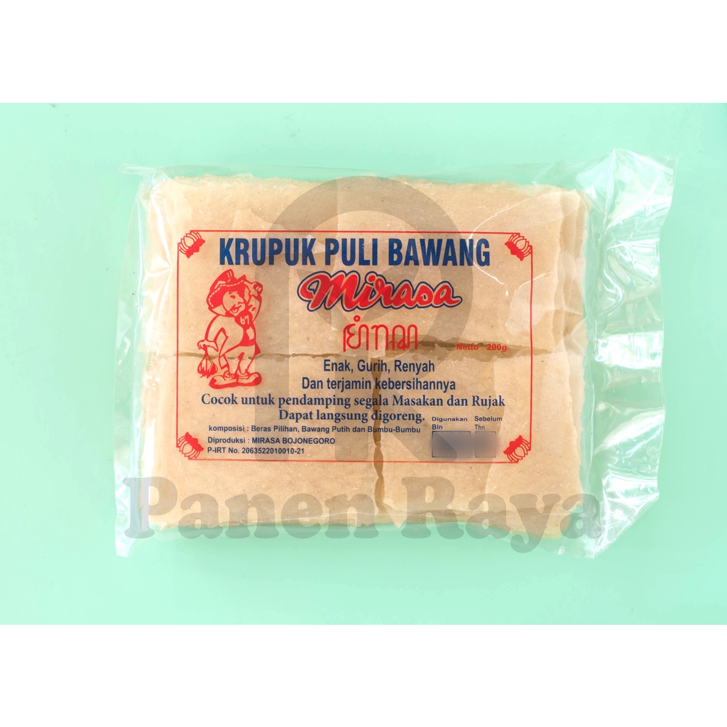 

Krupuk Puli Gendar Bawang Mirasa Mentah 200gr