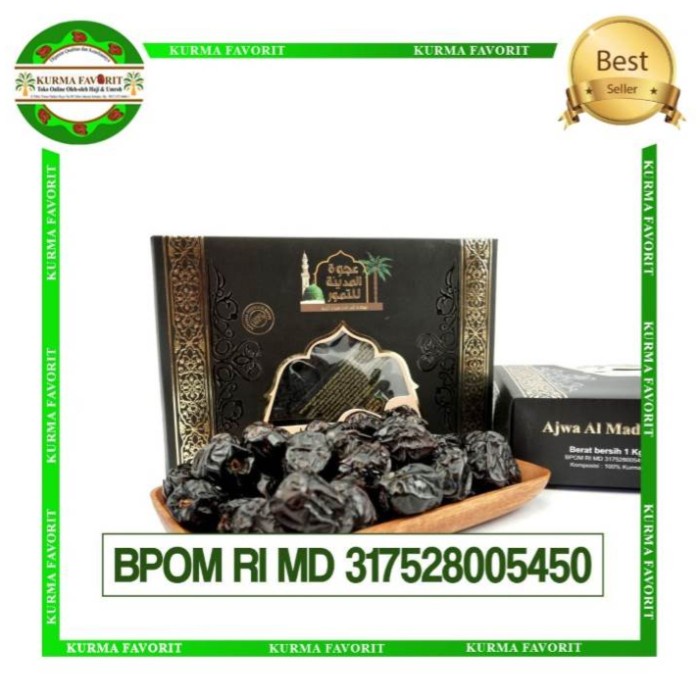 

KURMA AJWA MADINAH SUPER 1kg