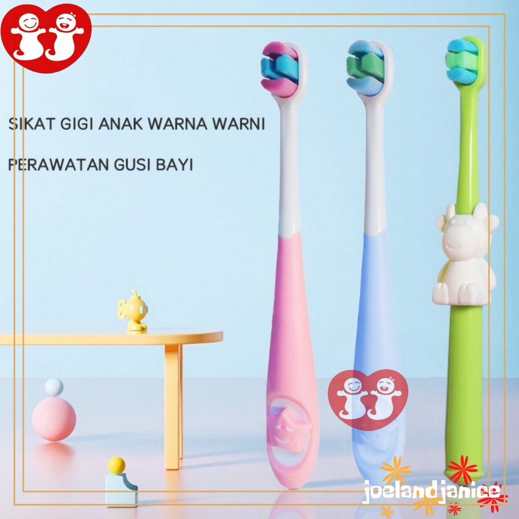 PR Sikat Gigi Anak Bayi Warna Warni/Perawatan Gusi Bayi/Sikat Gigi Lembut 10.000 Helai