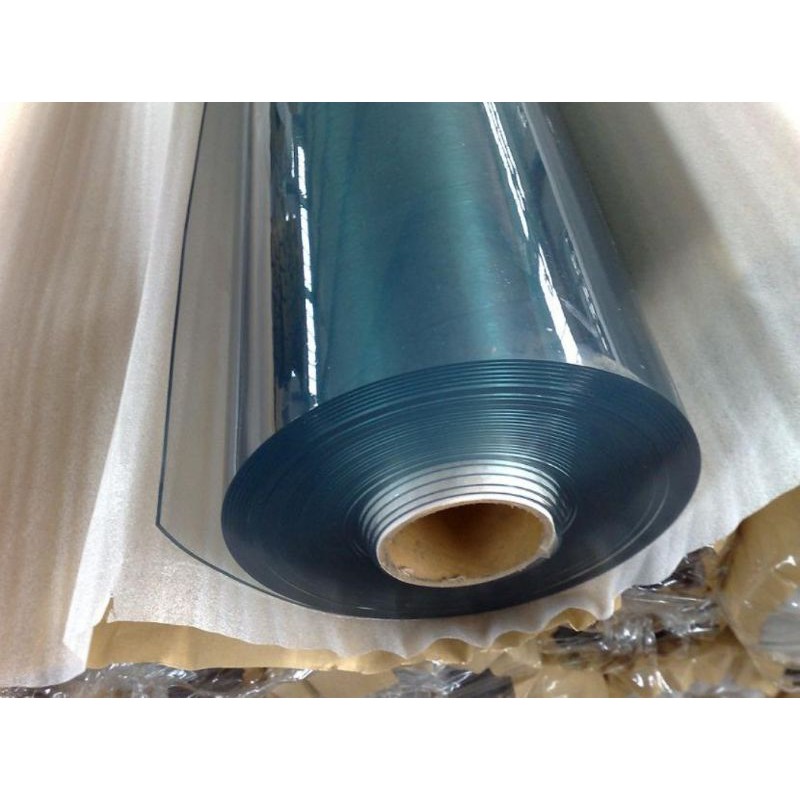 PVC sheet Curtain Lembaran Taplak meja Tebal 0.7mm ukuran 100cm x 120cm