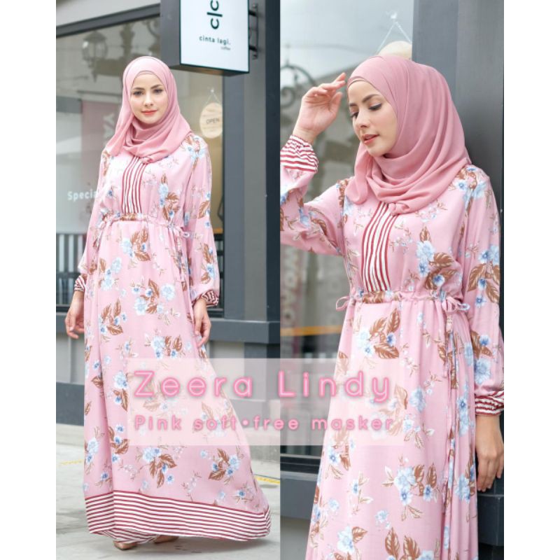 Daster arab ZEERA LINDY Dress Mewah Busui Rayon Super Original