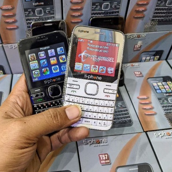 Ti.phone T57 HP TV GRATIS  bisa TV dan Radio Tanpa Kuota