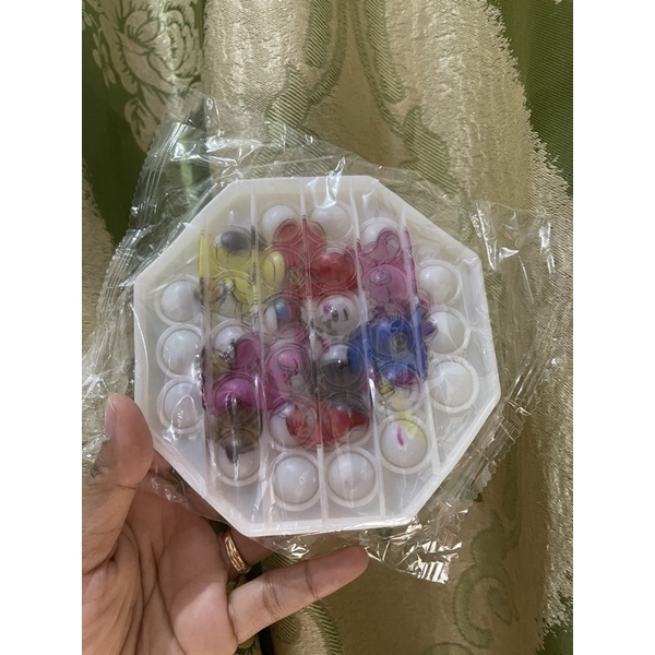 POP IT Rainbow karakter BT21 ice cream mobil dino - Hadiah kado Mainan Anak-BT21 Prisma