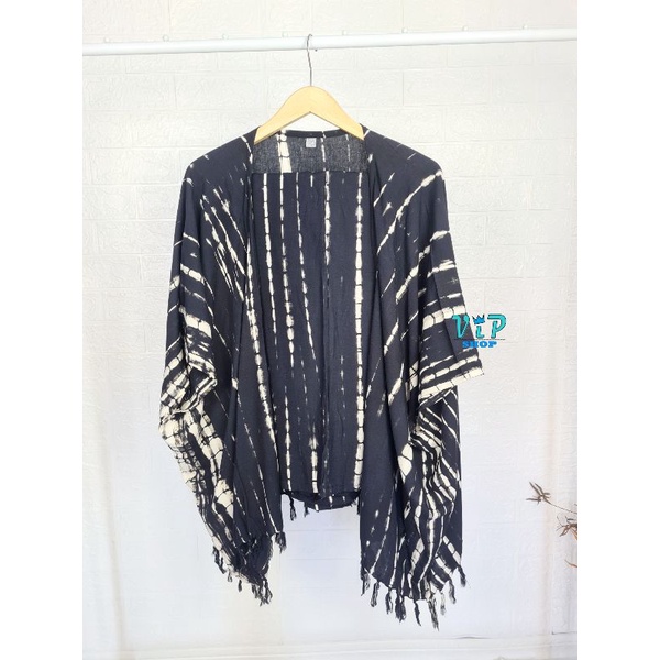Set Outer Cardigan dan Kulot Tiedye Bali Lilit bohemian-Tiedye lilit silver