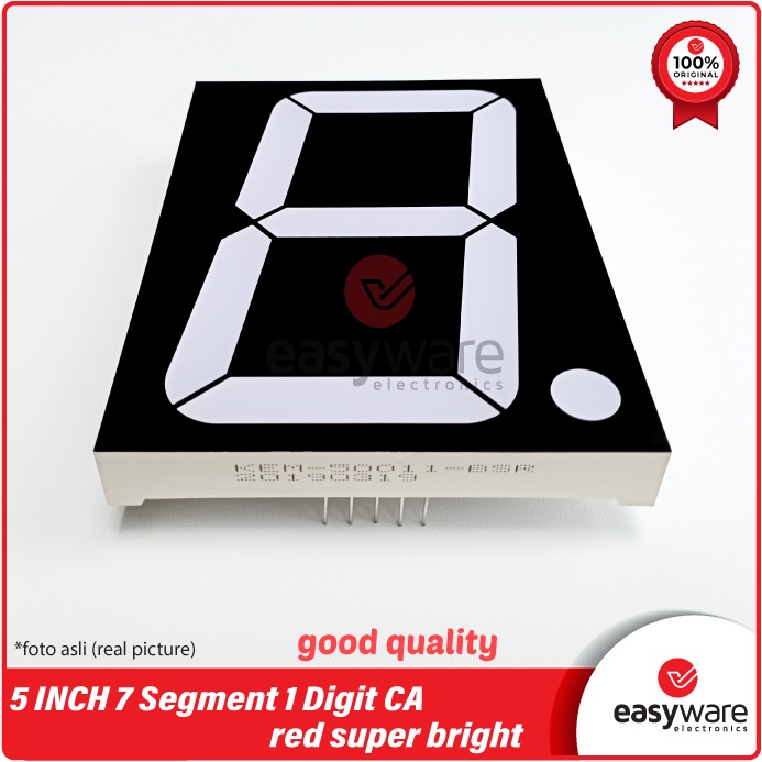 7 Segment 5 INCH CA Super Bright KEM Original LED SEVEN SEGMENT
