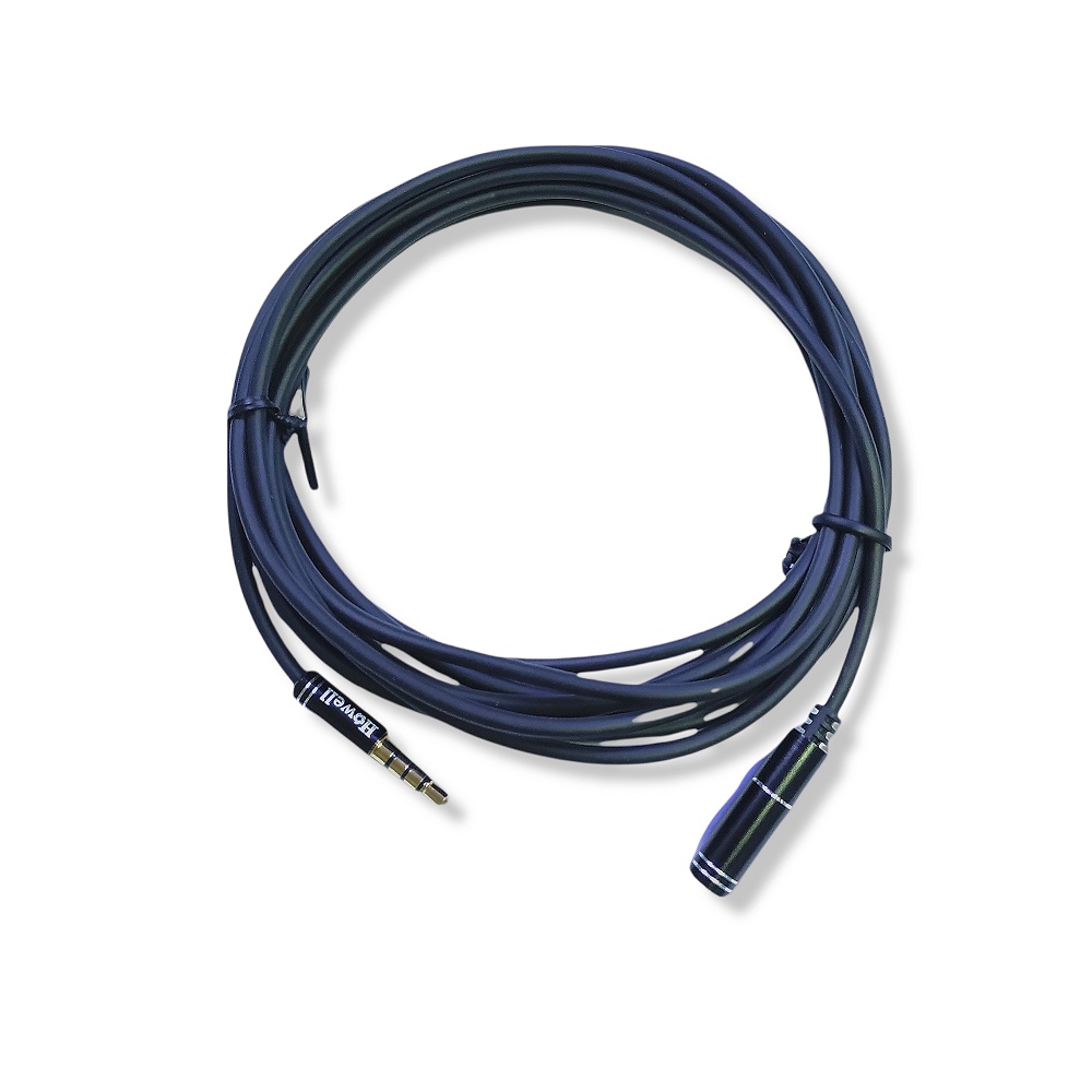 Howell Kabel Sambungan Audio Aux TRRS 3.5mm Male to Female 3M