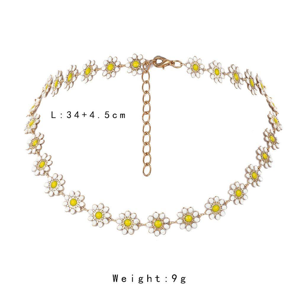 R-flower Daisy Kalung Hadiah Wanita Wedding Choker