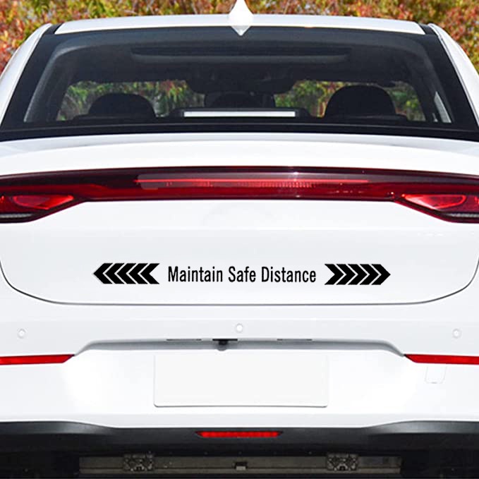 Sticker Decal Reflektor Dekorasi Bumper Belakang Mobil Gambar Anak Panahtulisan Night Vision