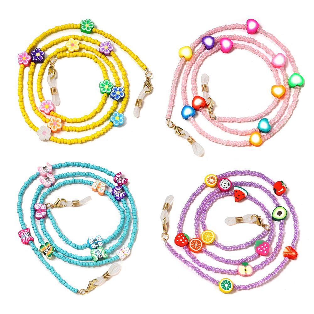 Lily Lanyard Lanyard Leher Nyaman Untuk Wanita Tali Holder Kacamata Warna-Warni