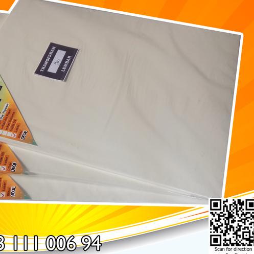 

➺ Paket Sample Test Water Decal Paper A4 Transparant ֍