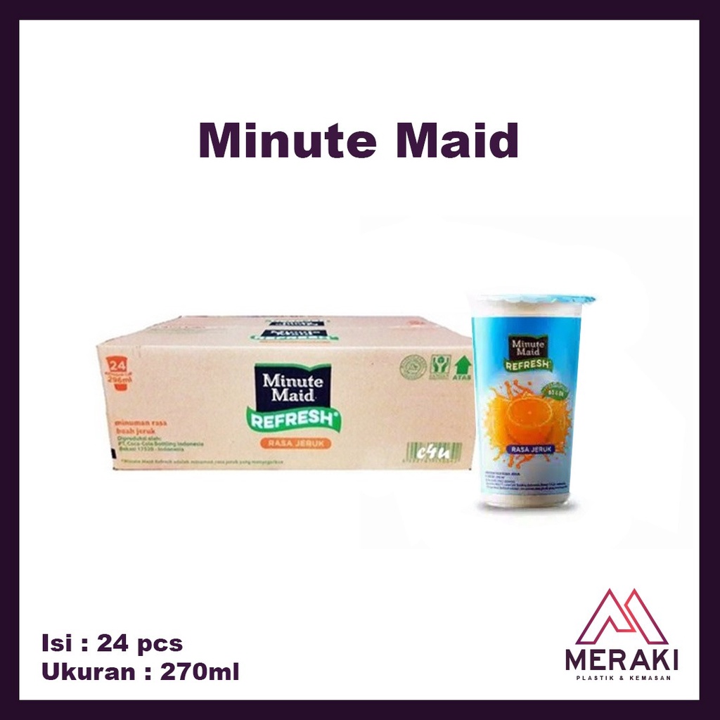 Minute Maid Gelas Minuman Jeruk Jus