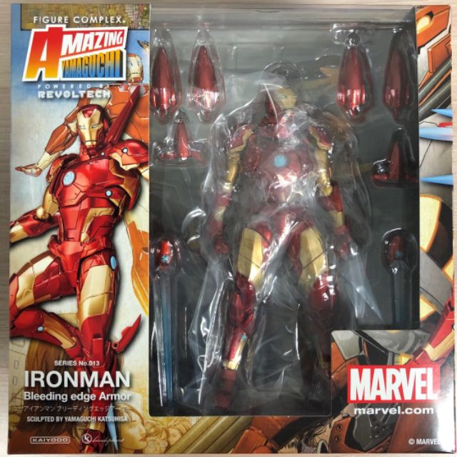 Revoltech 013 Ironman Bleeding Edge Armor Iron-man Amazing Yamaguchi Marvel Kaiyodo