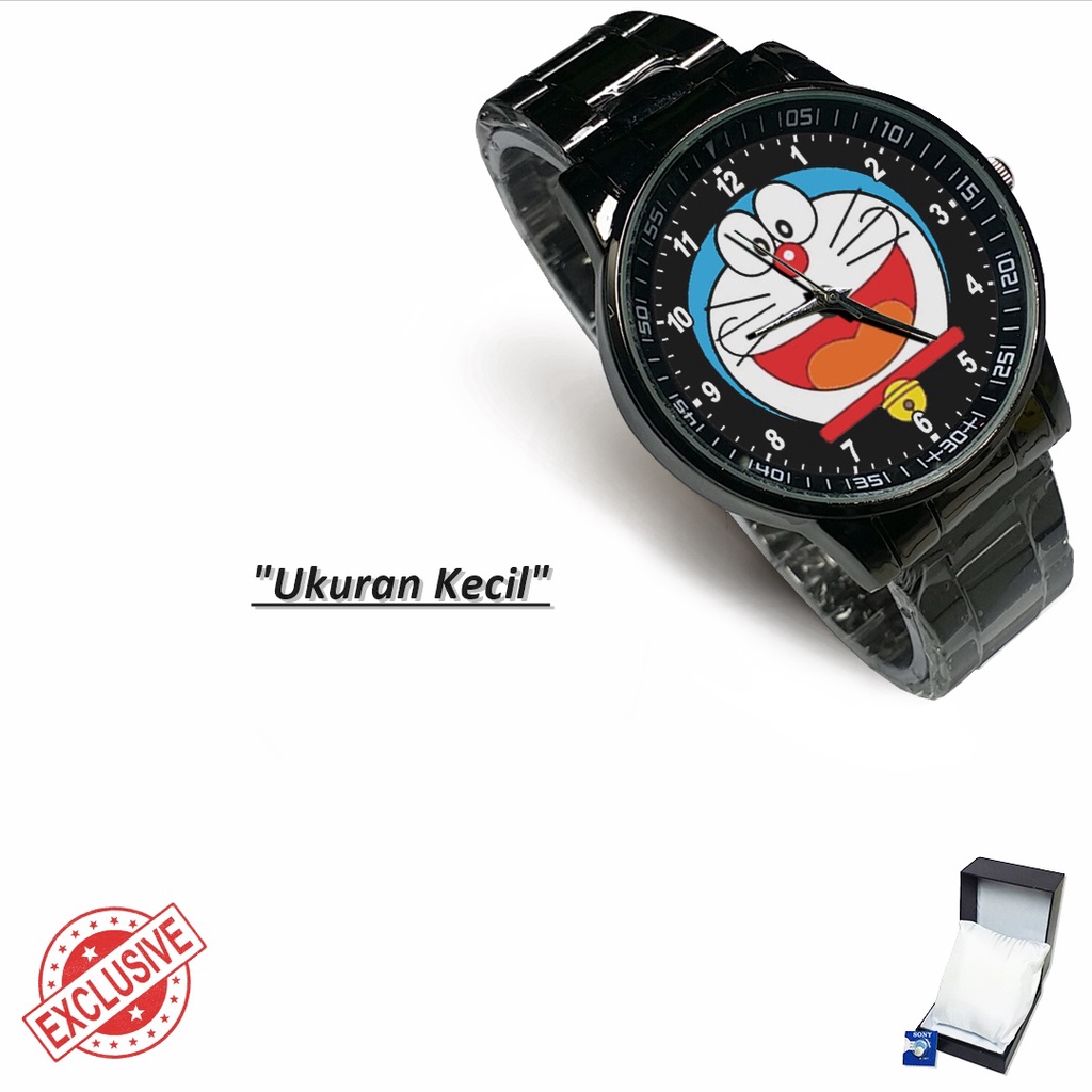 Jam Tangan Rantai Couple DORAEMON MOTIF - 4 (Special)